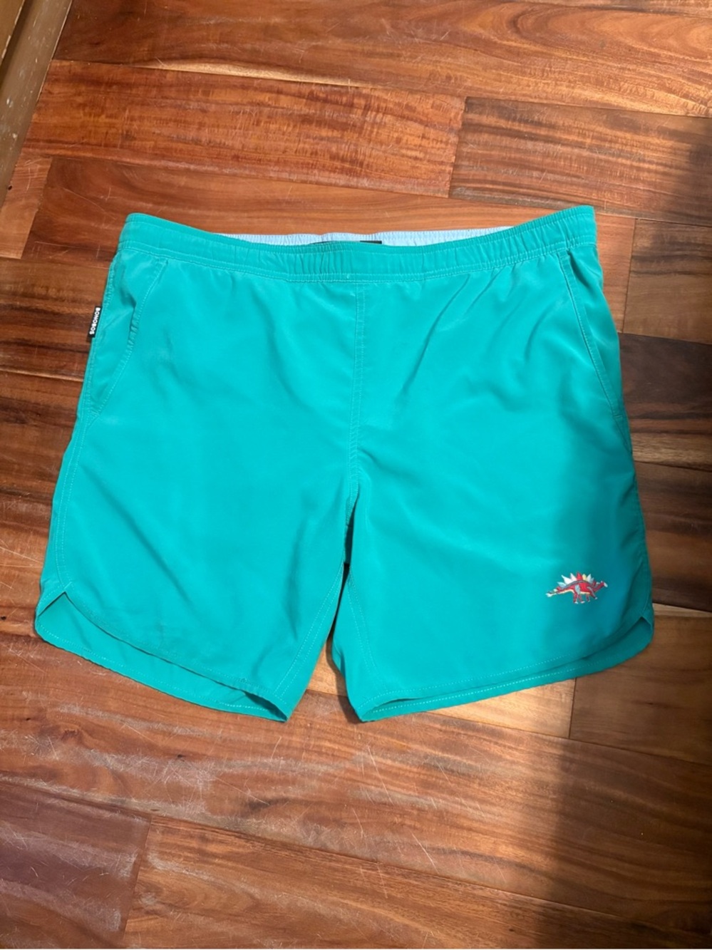 Bonobos Swim Trunks Men’s Small Green 7” Inseam Board Shorts Beach Summer (0492)